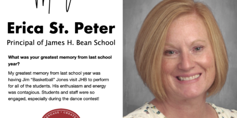 Meet James H. Bean School’s Principal, Erica St. Peter