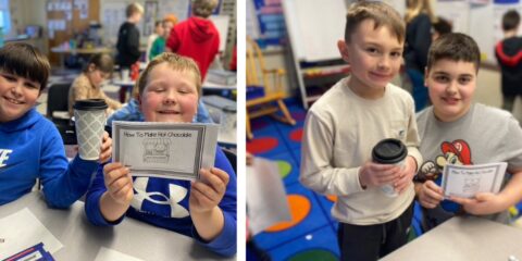 Hot Chocolate with Reading Buddies